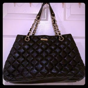 Kate Spade Gold Coast quilted bag w chain straps